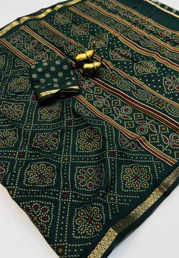 Vastrangan bandhani print surat ki saree price